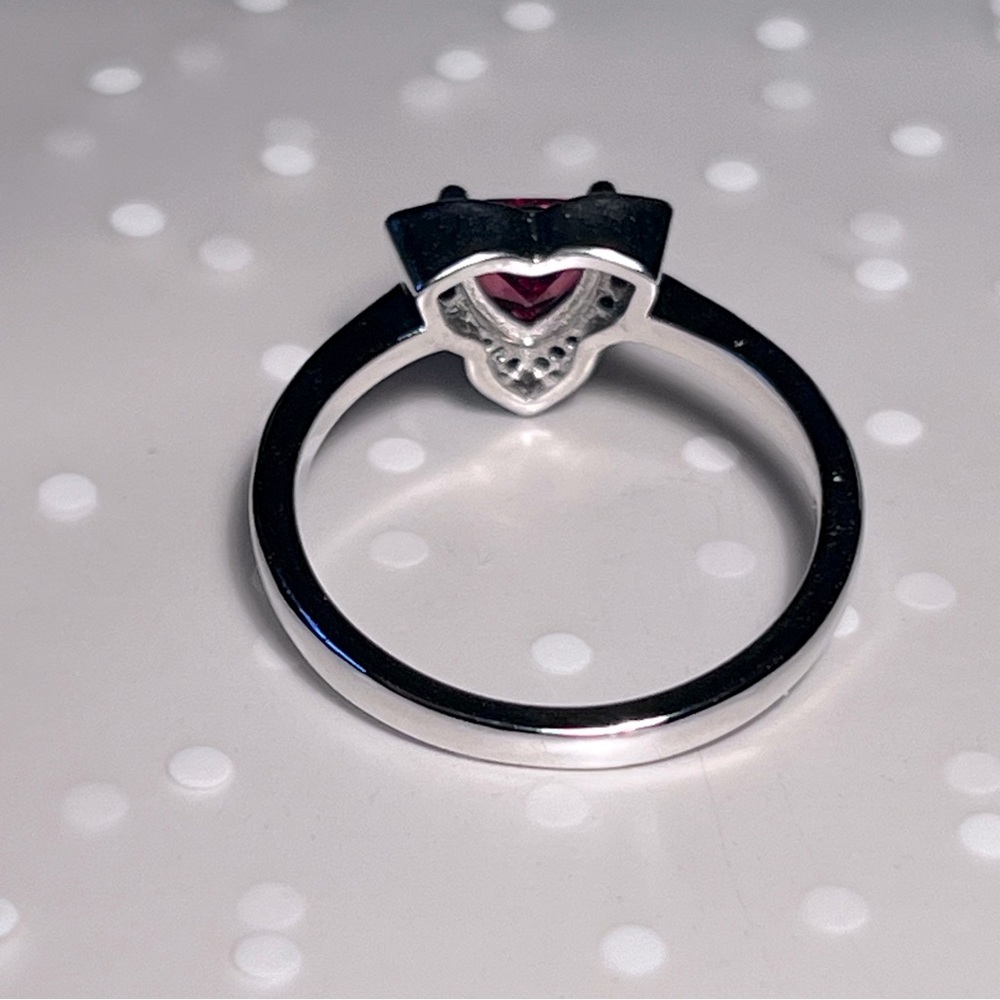 Ruby Halo Ring - Picture 3 of 8